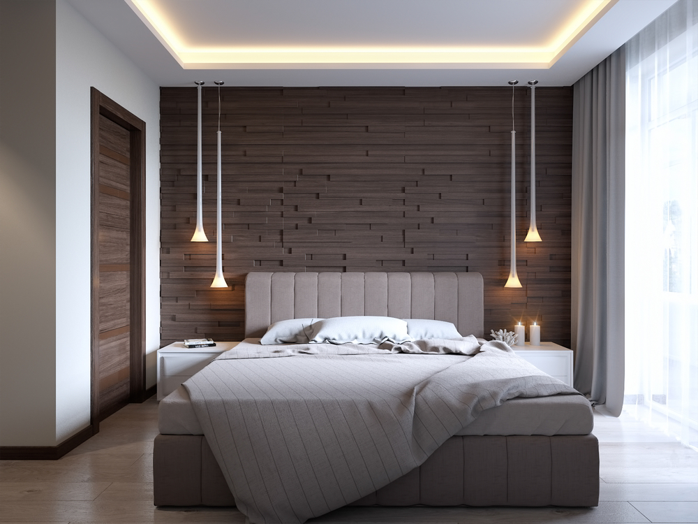 wooden panelling
