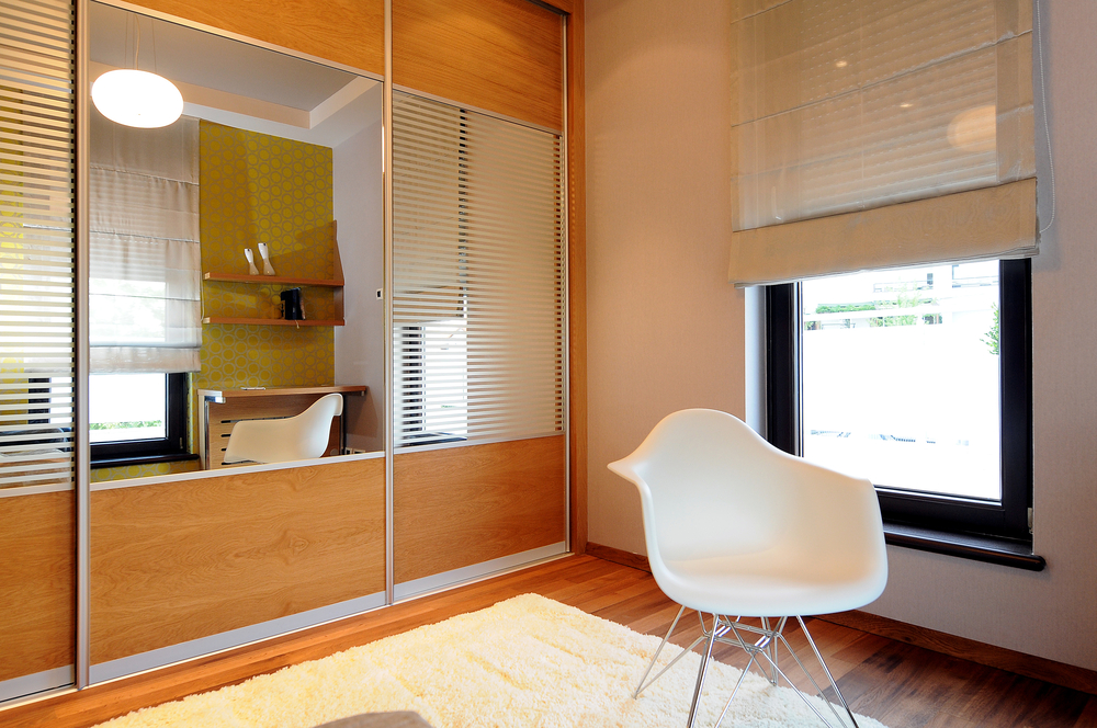 sliding shutter mirror wardrobe