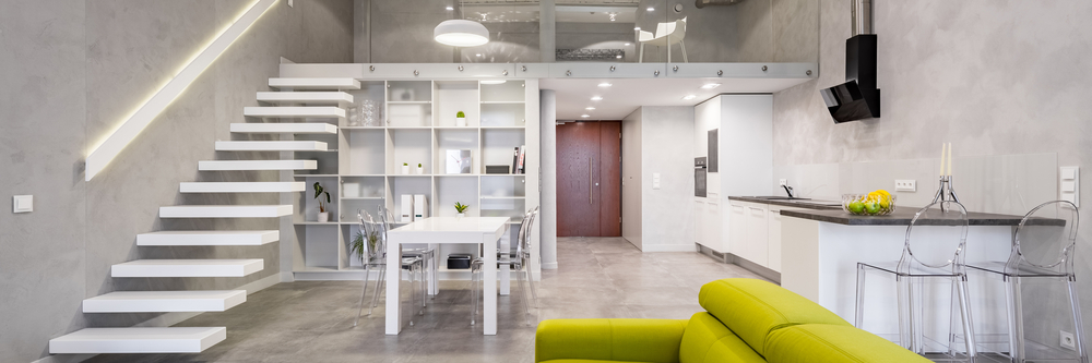 space beneath the mezzanine