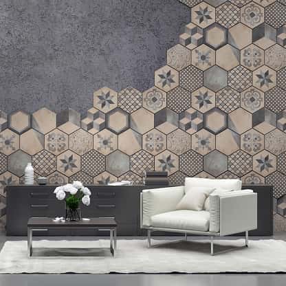 hexagonal pattern interior ideas