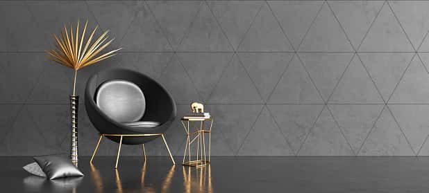 triangle pattern interior designs