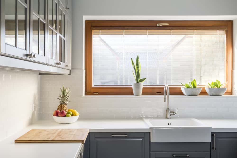 Modern kitchen vastu tips window placement with sink and natural light