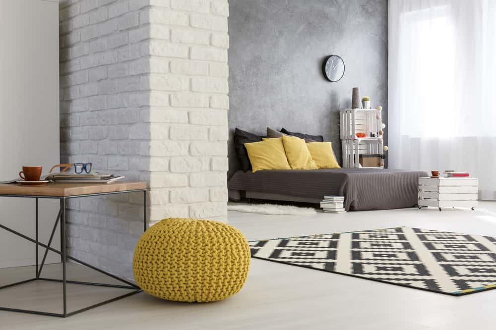 brick wall partition