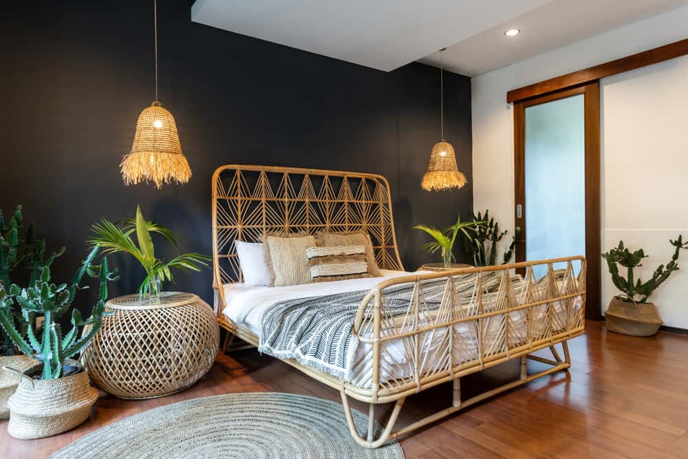 organic style bedroom lights