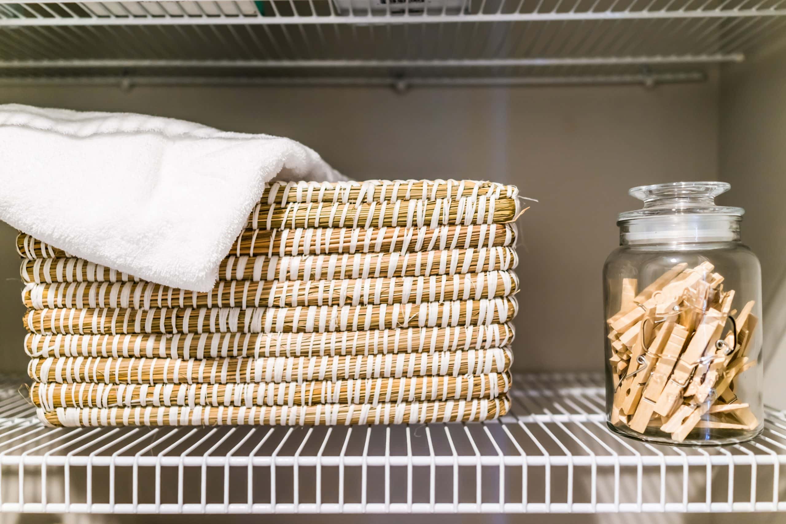 laundry supply storage