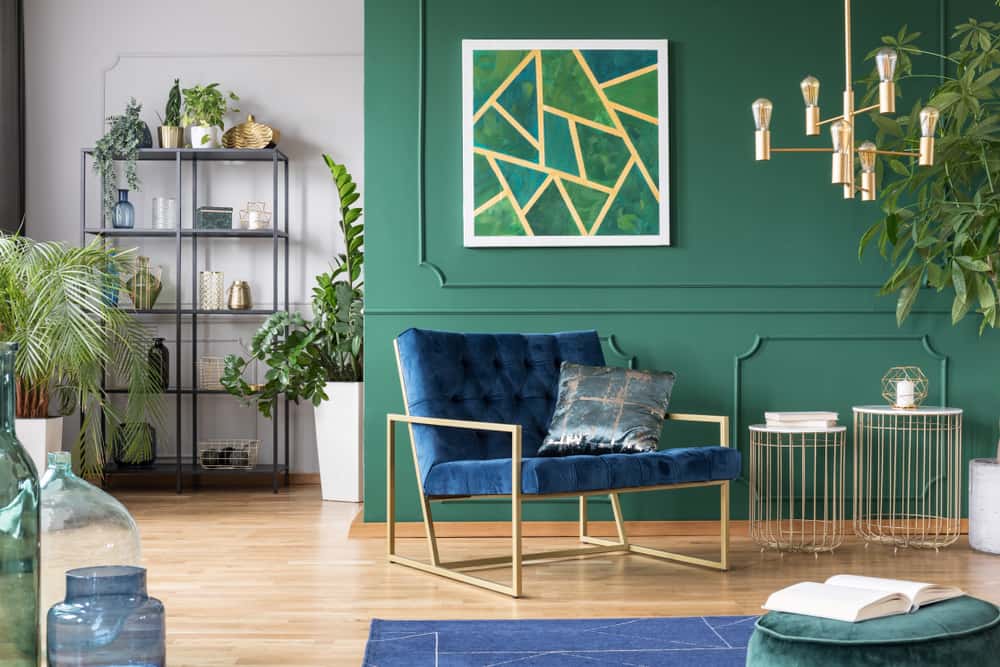 add green to your living room
