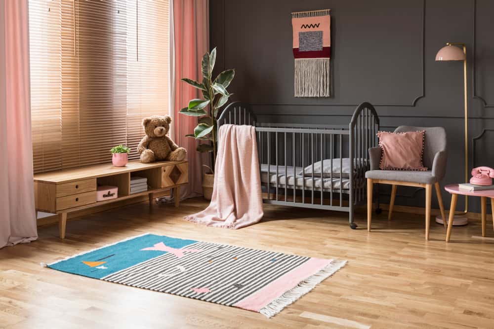 grey and pink colour combination