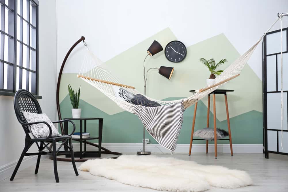 mint green and black bohemian