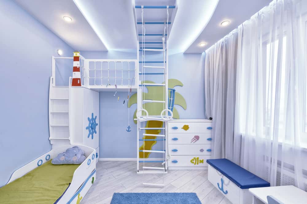nautical theme kids wardrobe design