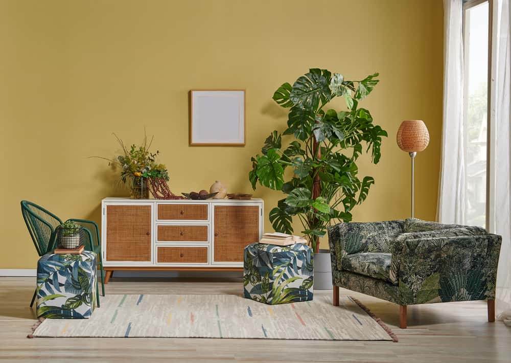 colourful upholstery