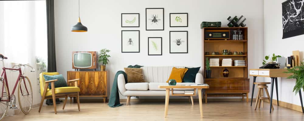 wooden work english style interior design