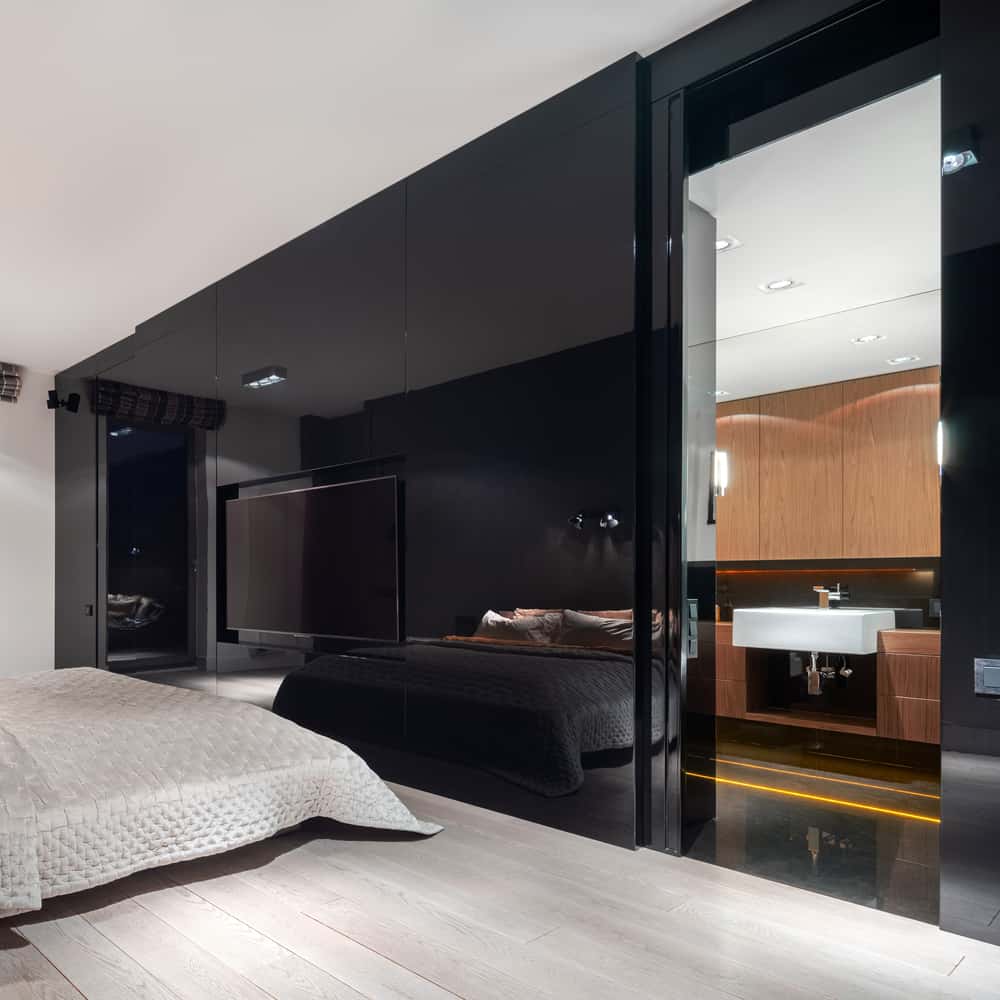 high gloss finish wardrobes