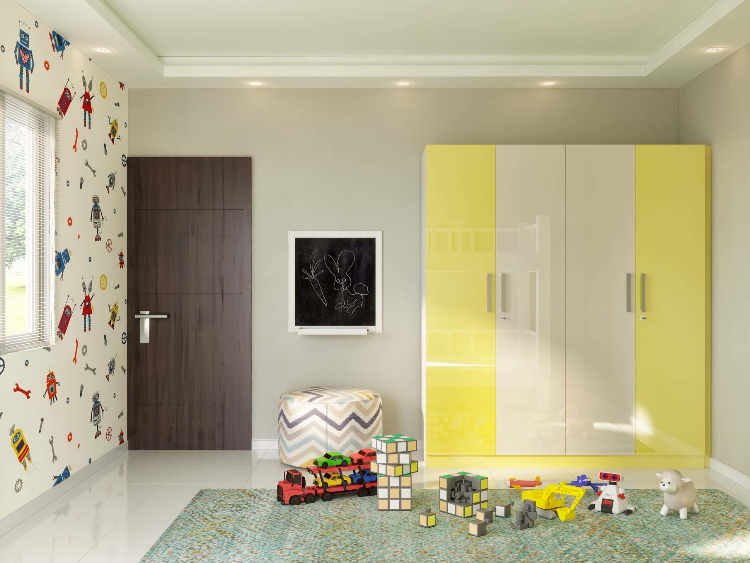 high gloss hinged wardrobe