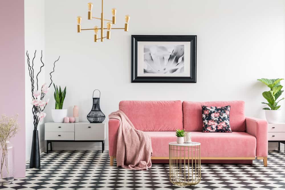 Salmon Peach by Benjamin Moore.