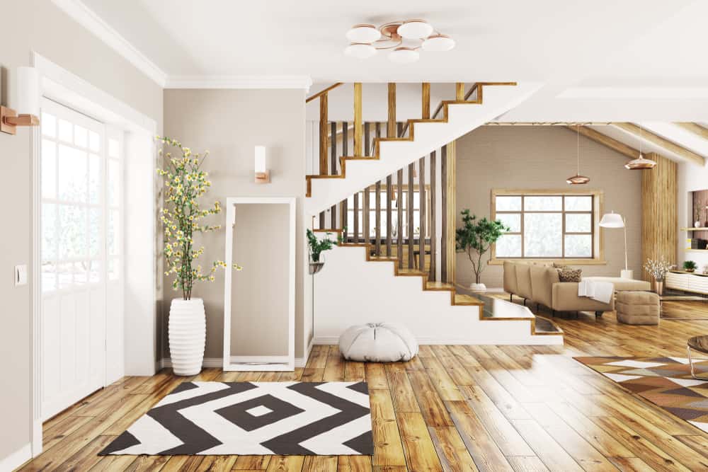 anticlockwise stairs