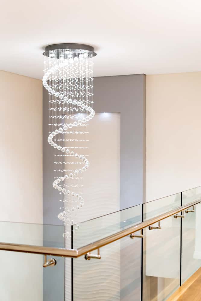 Creative lighting ideas without false ceiling using spiral lights