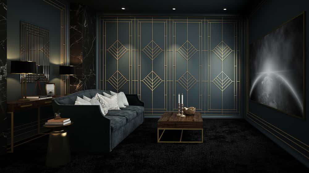 modern art deco interior design