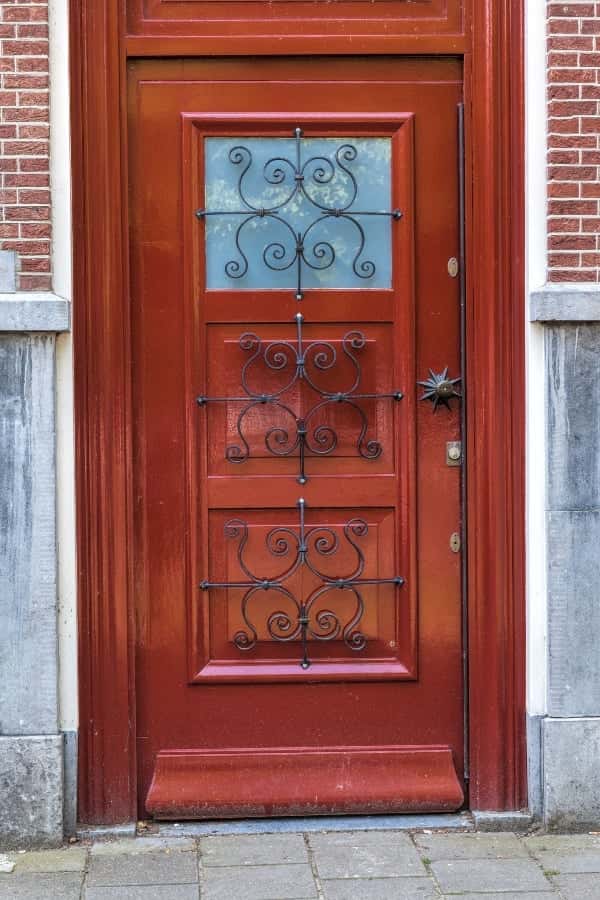 ornamental wrought iron door