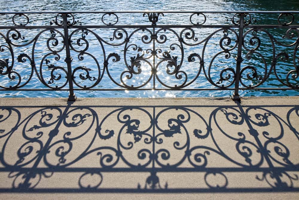wrought iron railing for balcony