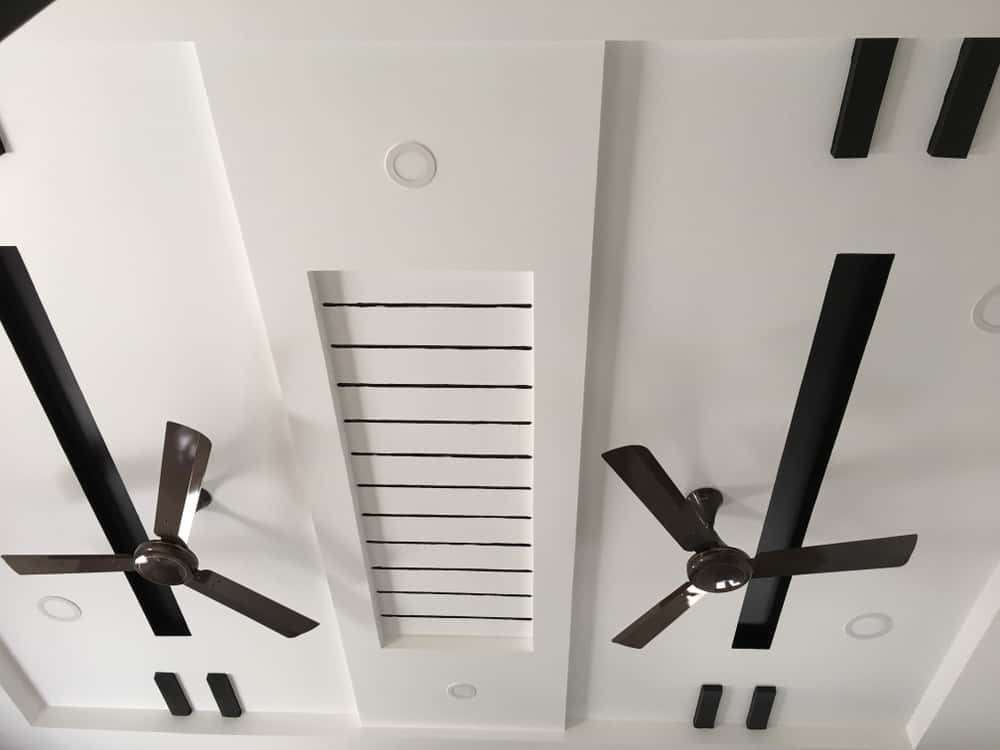 hiding wires using plaster of paris designs