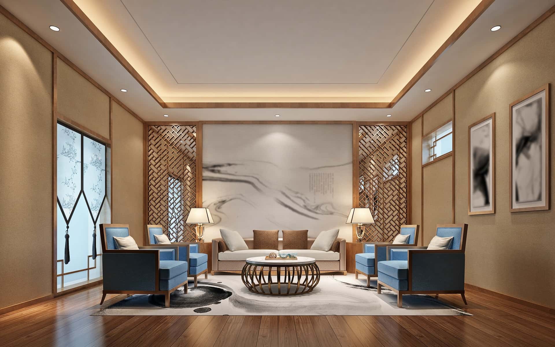 minimalist white false ceilings