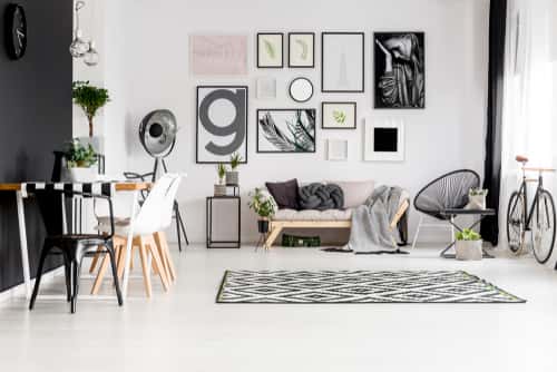 living room accent walls