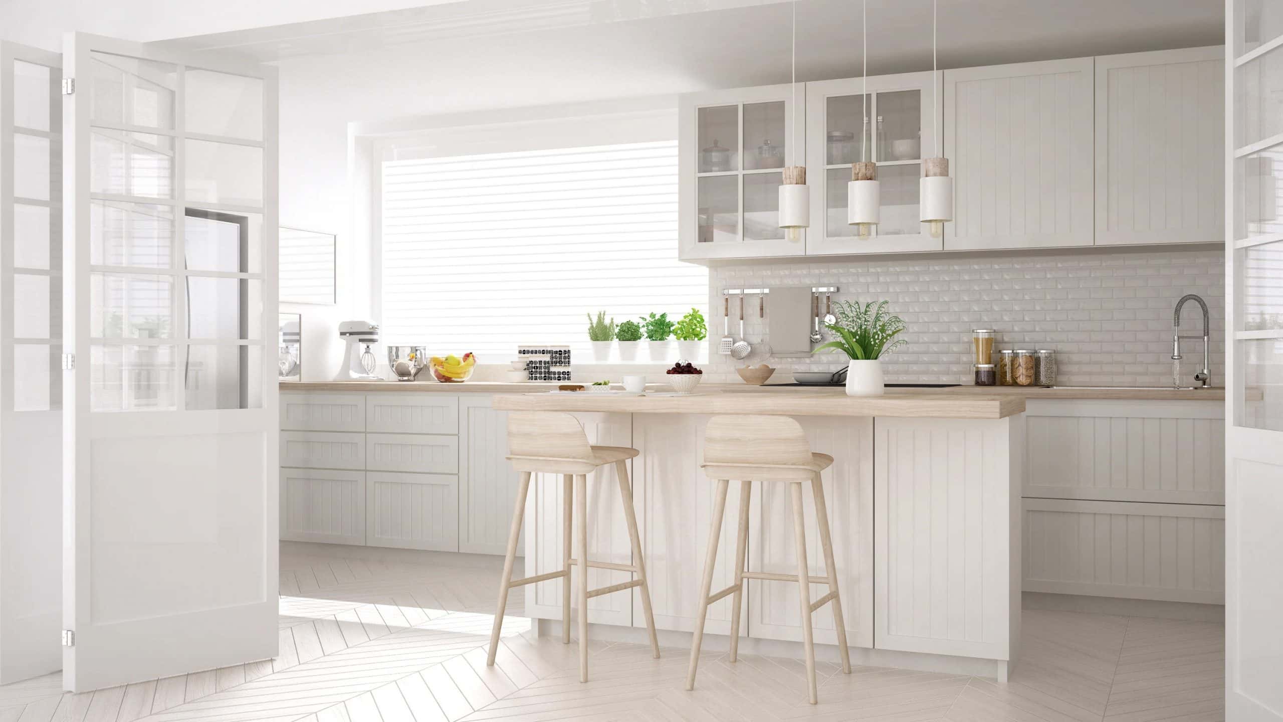 whitewash kitchen