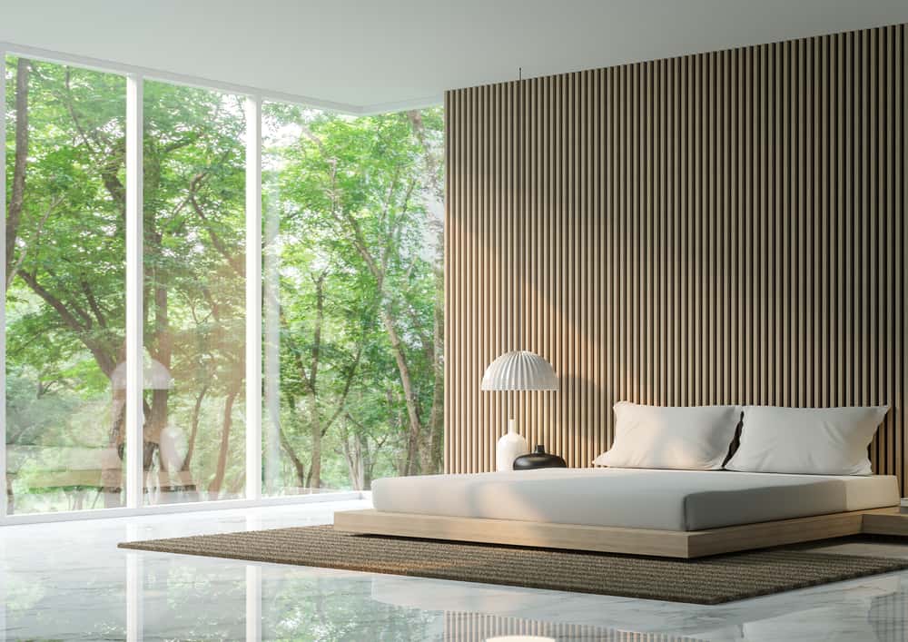 zen-inspired bedroom