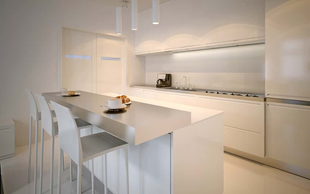 High Gloss Acrylic Kitchen Cabinets with Sleek Design
