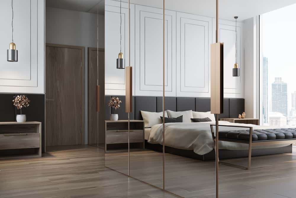 cupboard design with glass