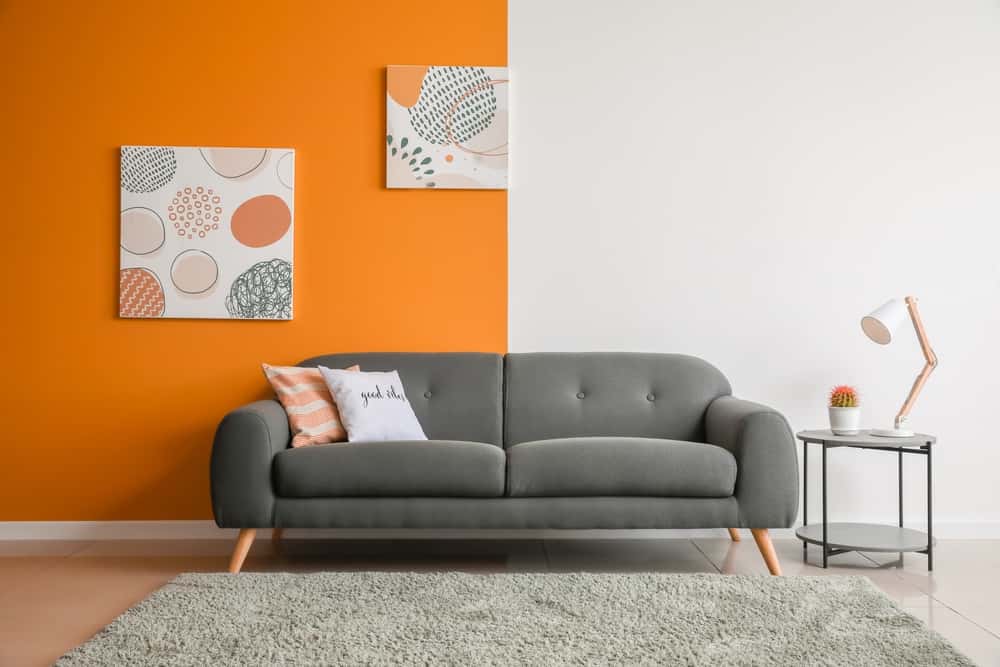 subtly strong wall colour combination