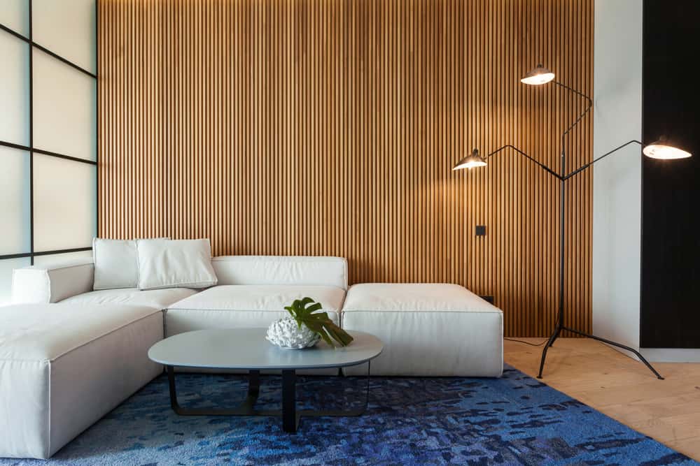wall panelling living room