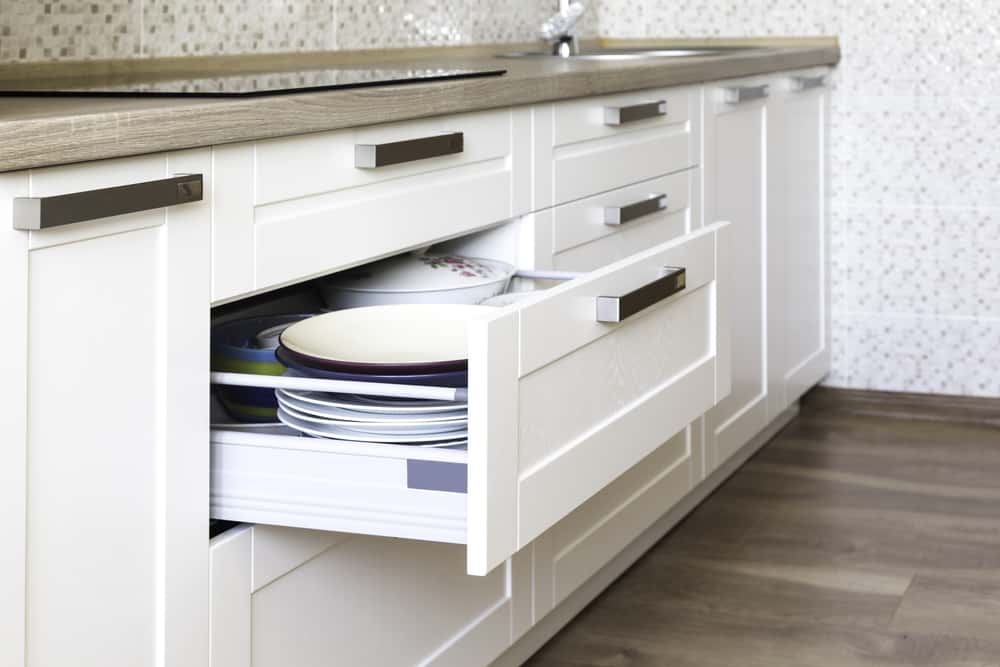 cabinet finishes for a modular kitchen