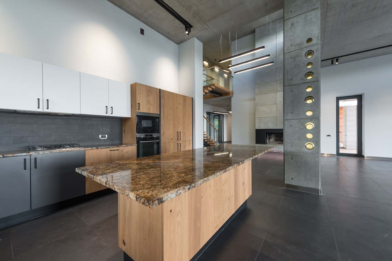 grey long tile for kitchen countertops