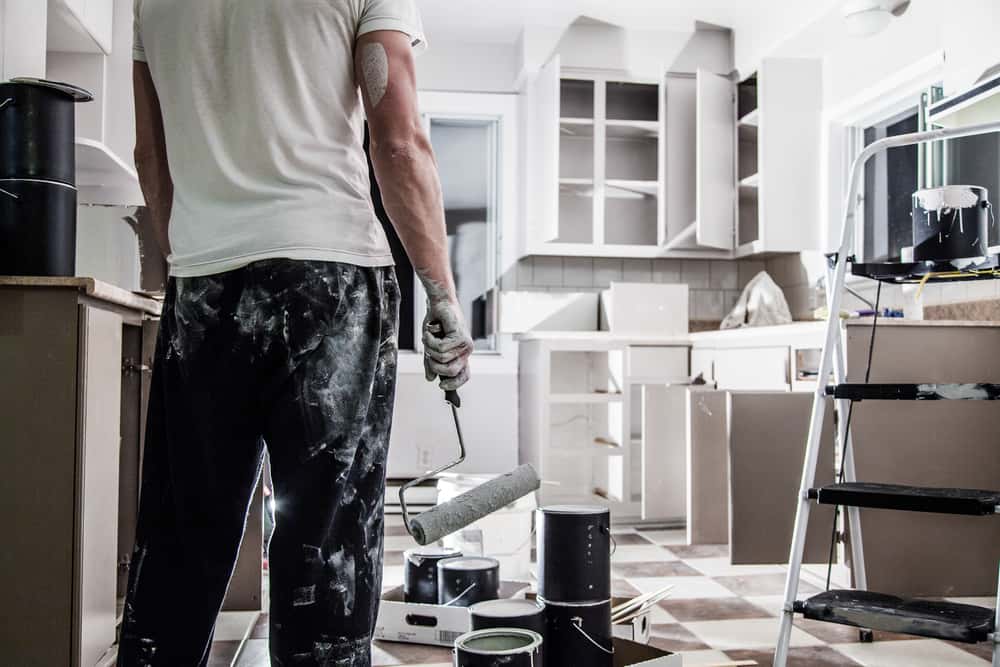 painting the kitchen