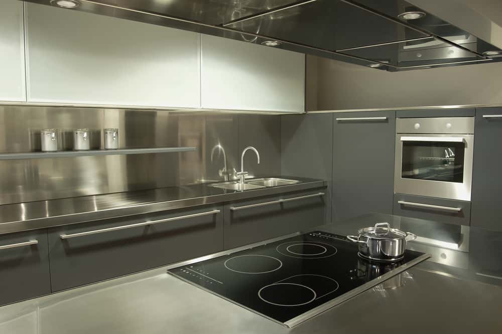 stainless steel countertops