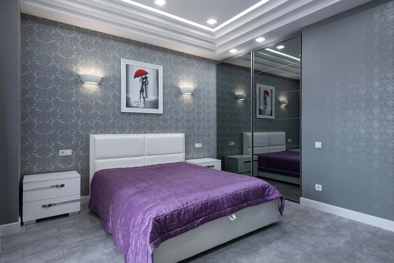 bedroom aluminium glass wardrobes