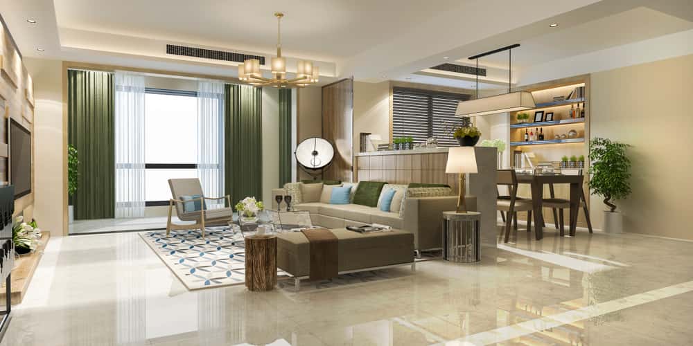 furniture partition for living room and kitchen