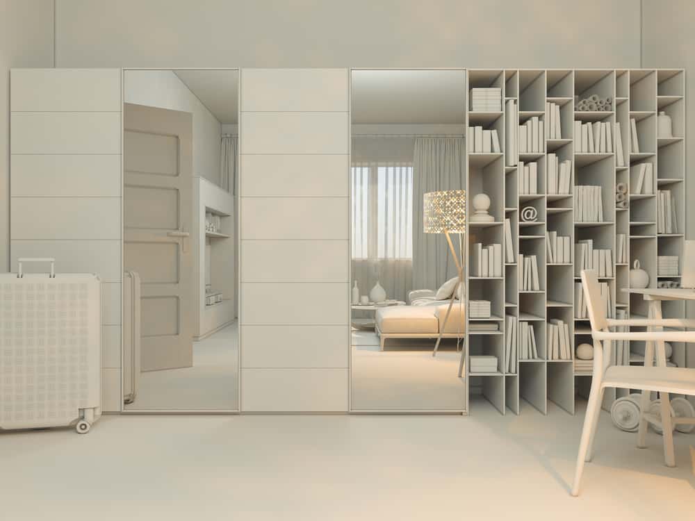 glass wardrobes for books