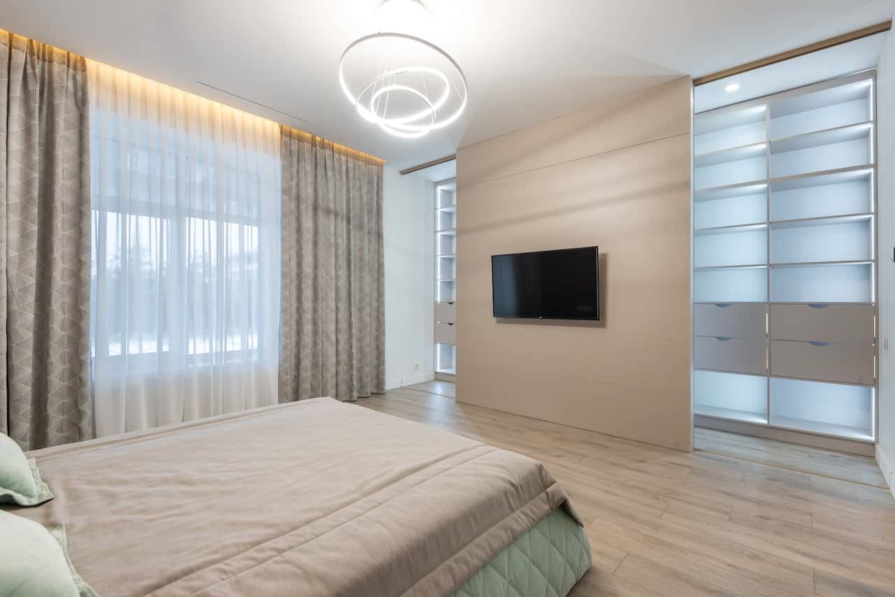 lacquered glass wardrobe design