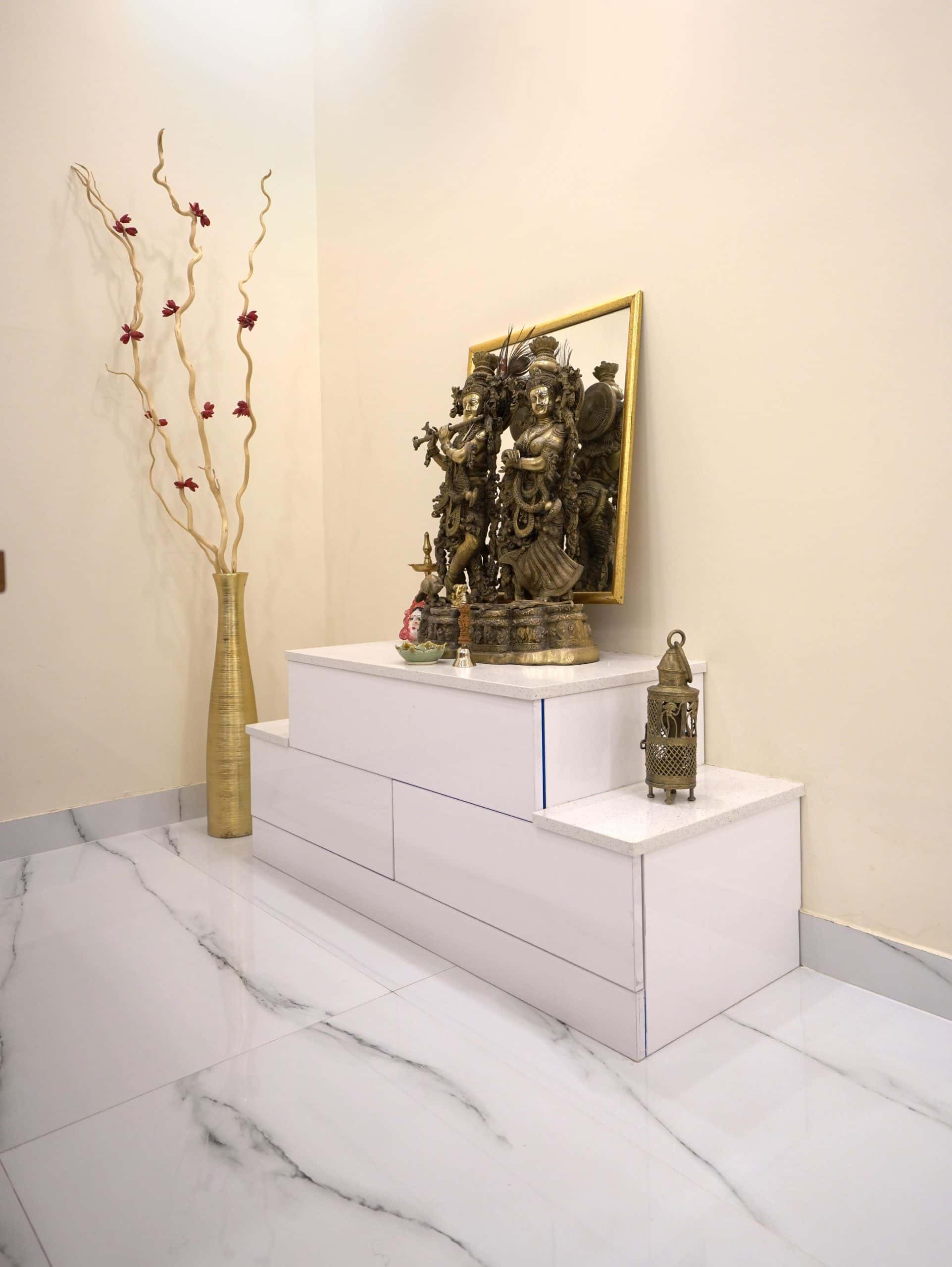 marble pooja unit designs