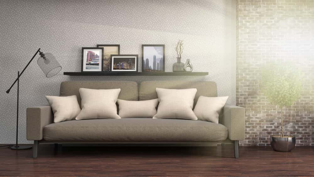 simple straight shelf