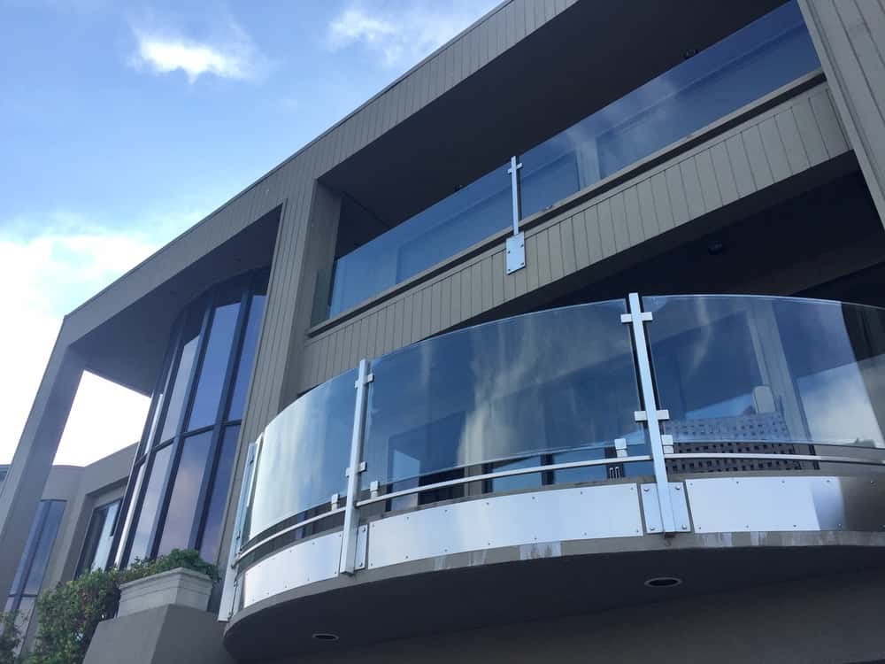 steel and glass window grills