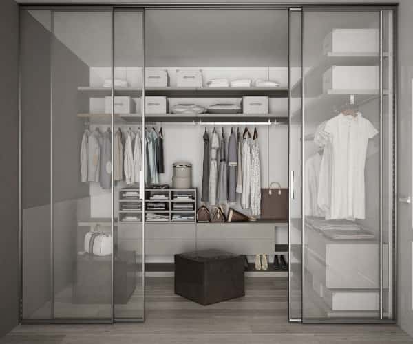 transparent glass shutters