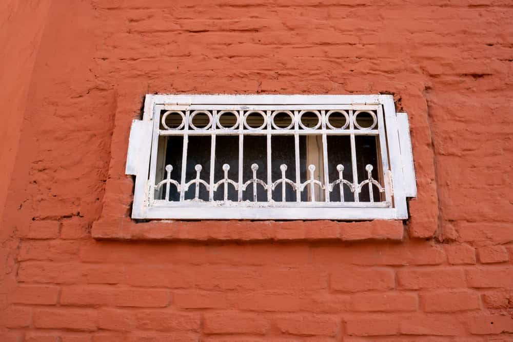 white colour window grills