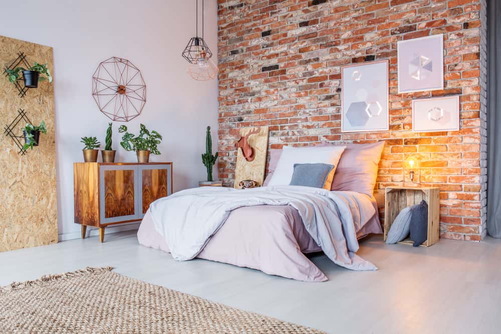 accent brick walls