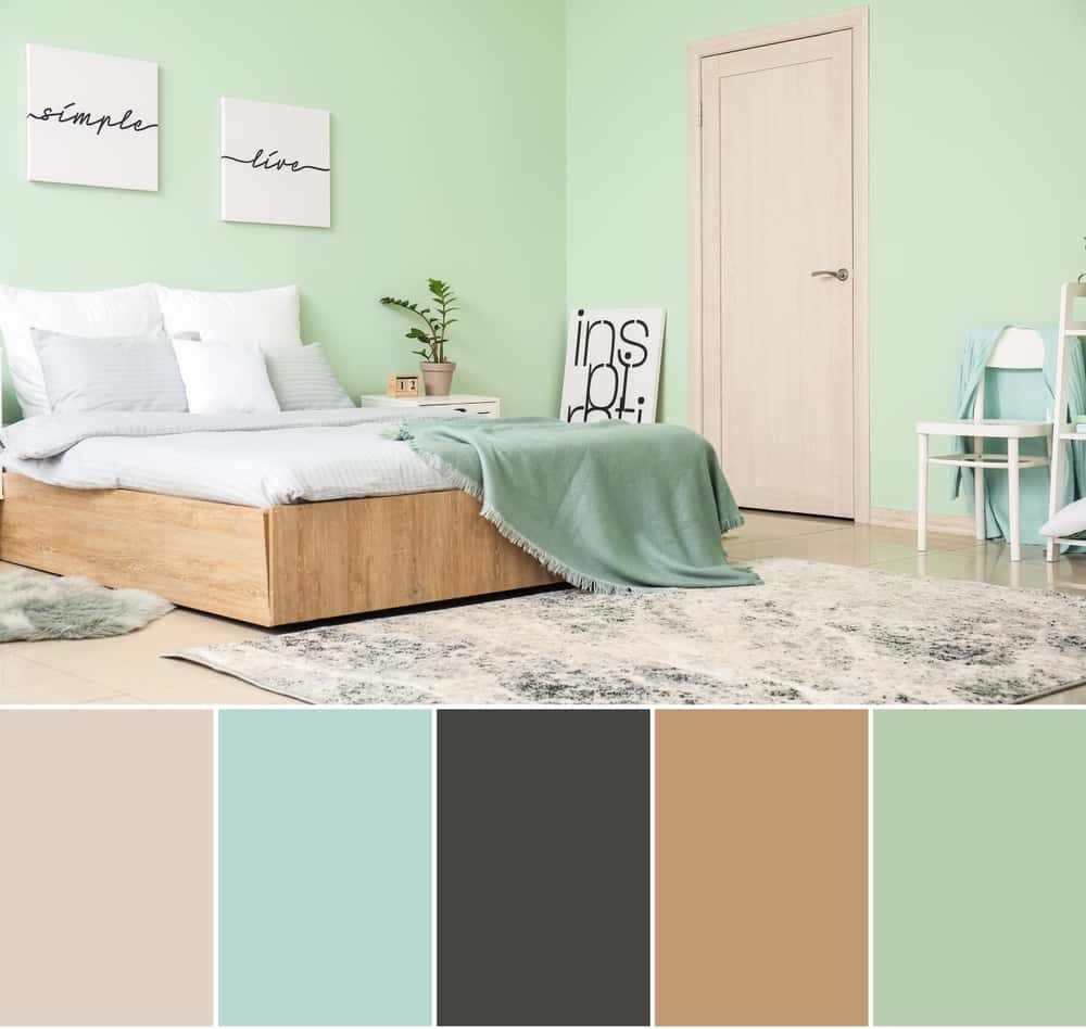 colour combinations for bedroom walls