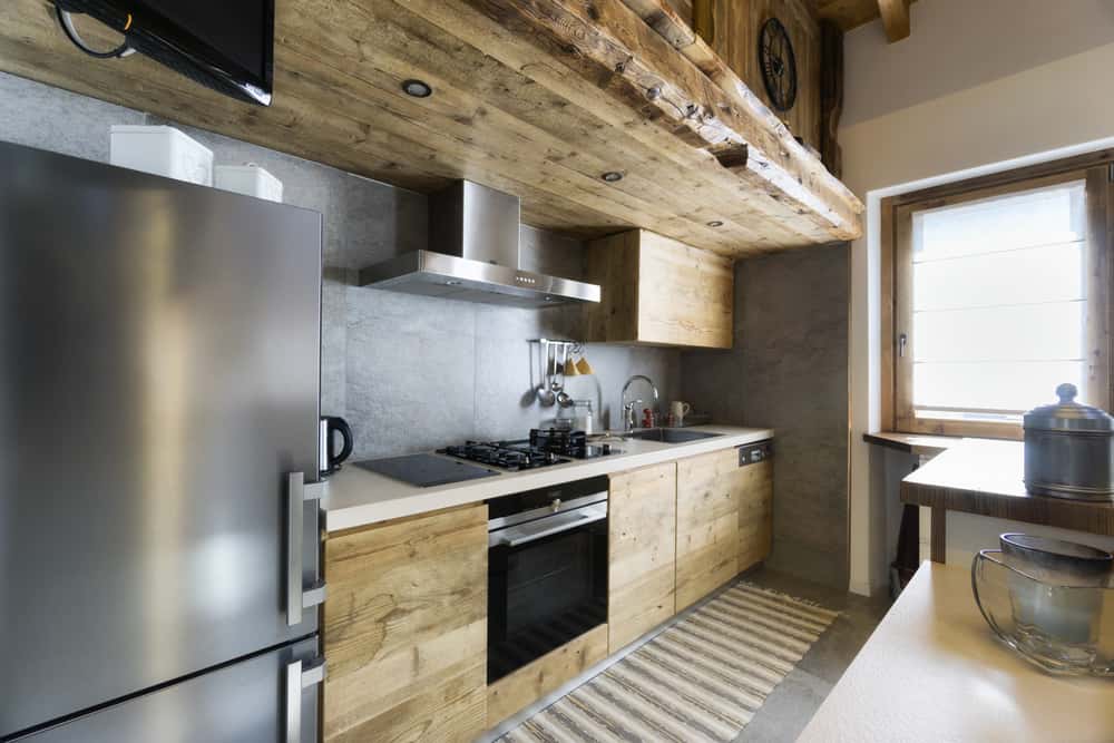  Contemporary wooden kitchen designs with modern layout and natural finish 