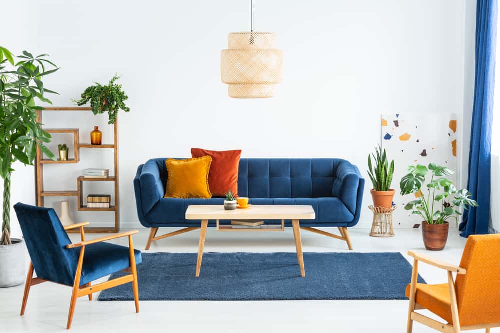 contrast colours furnishings