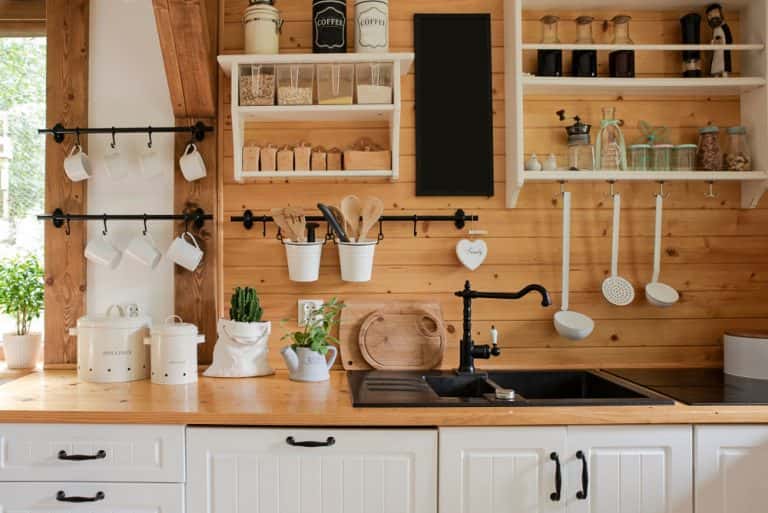 rustic kitchen scene